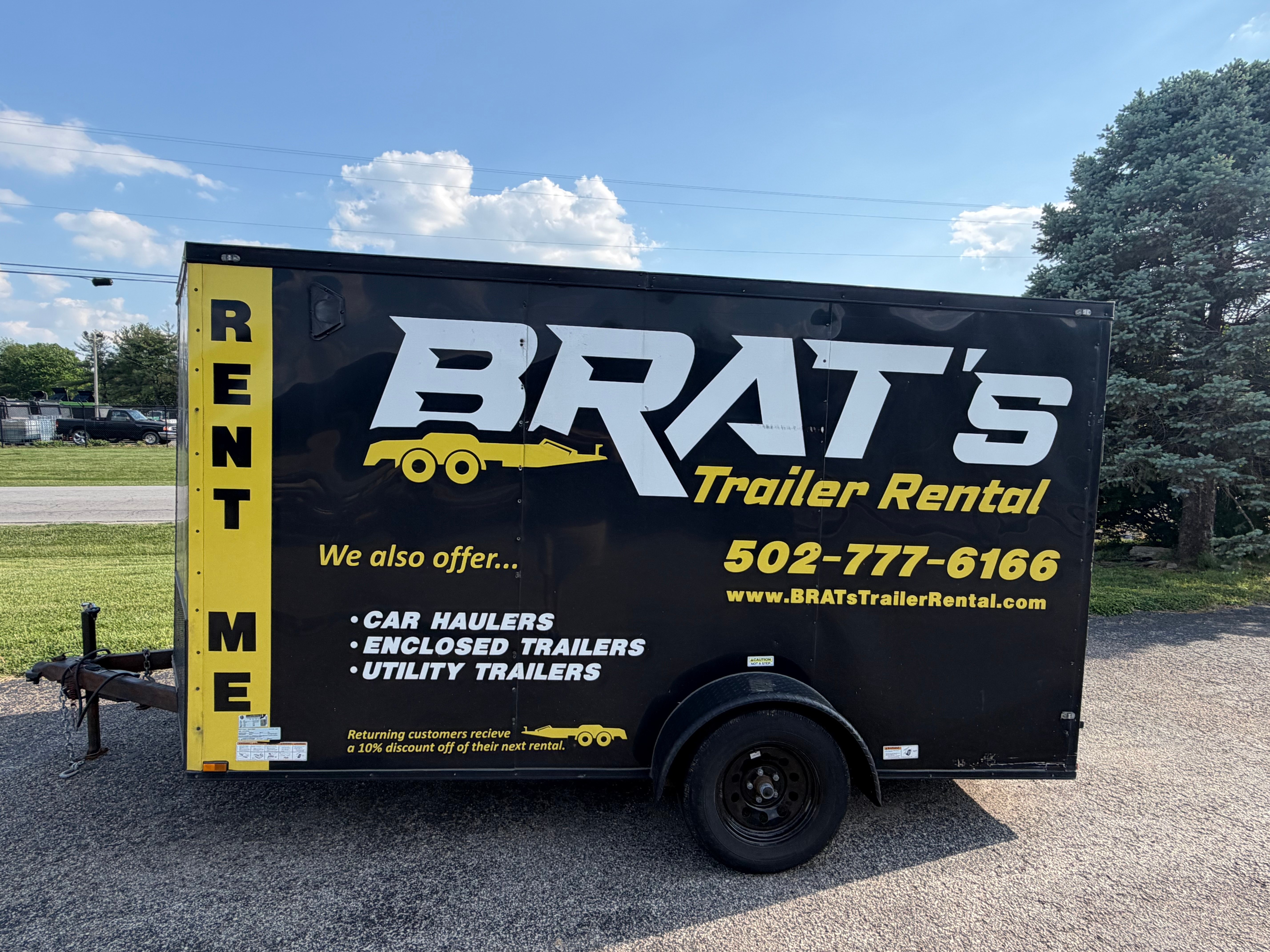 12ft Enclosed Trailer for rent in Louisville, KY - view 1 of 2
